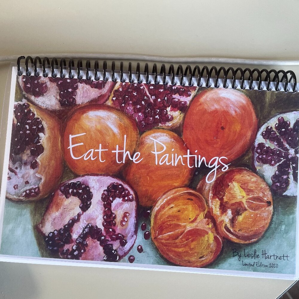 EAT THE PAINTINGS  LIMITED EDITION 2020 SIGNED BY AUTHOR
